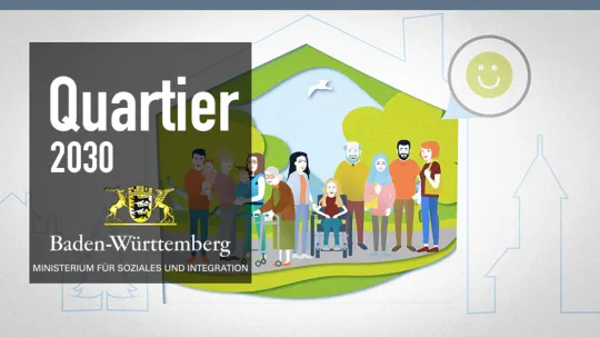 Video über das Konzept "Quartier 2030" für das Sozialministerium Baden-Württemberg