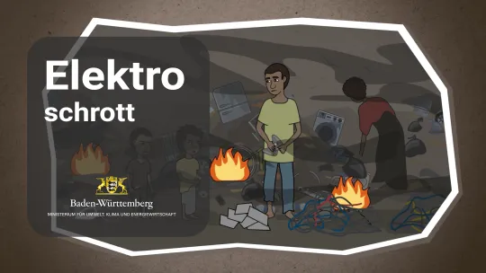 Elektroschrott für das Umweltministerium