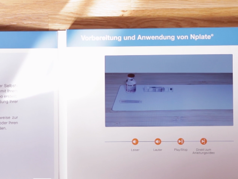Werbevideo für vlyer Videobooklets