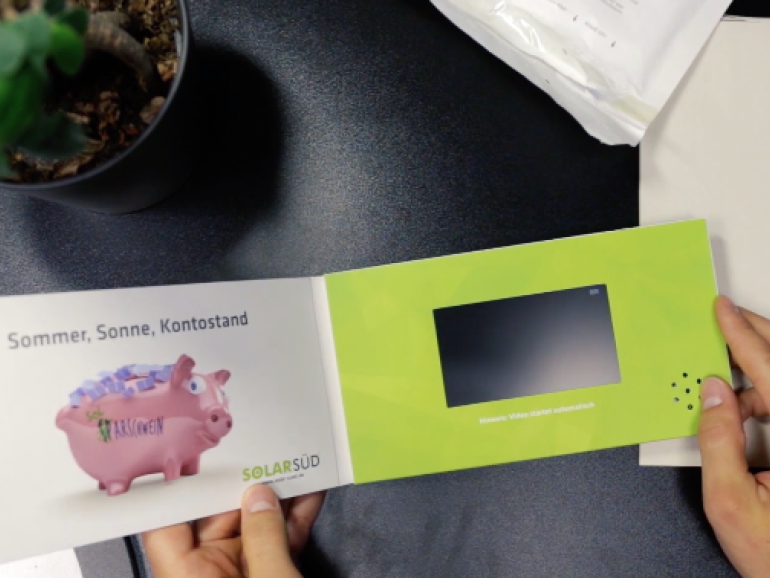 Werbevideo für vlyer Videobooklets