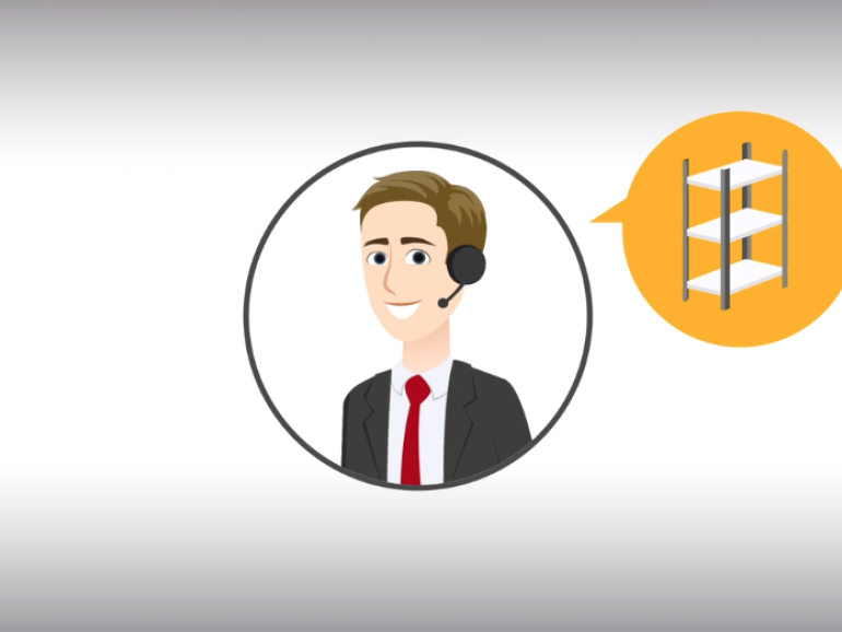 Video über einen Regalkonfigurator für den Kunden Jungheinrich